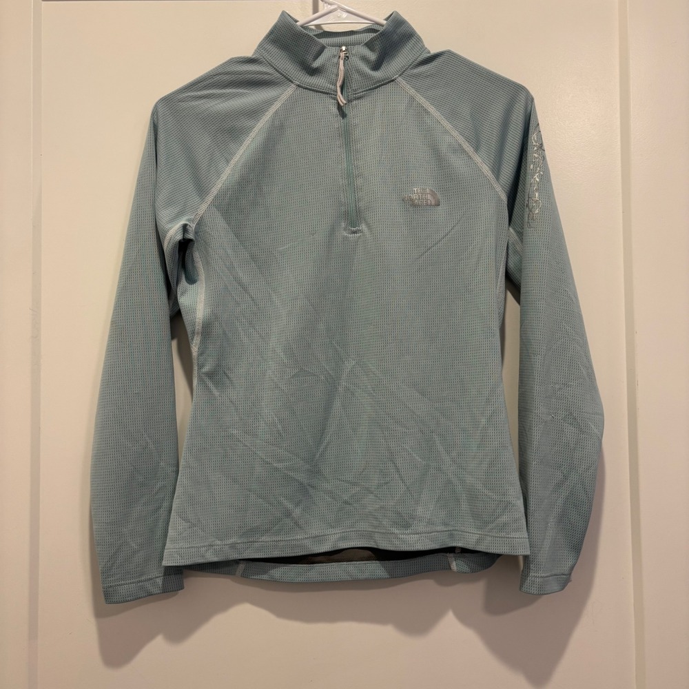 The North Face Flight Series Womens Small Blue Quarter Zip Performance Pullover
